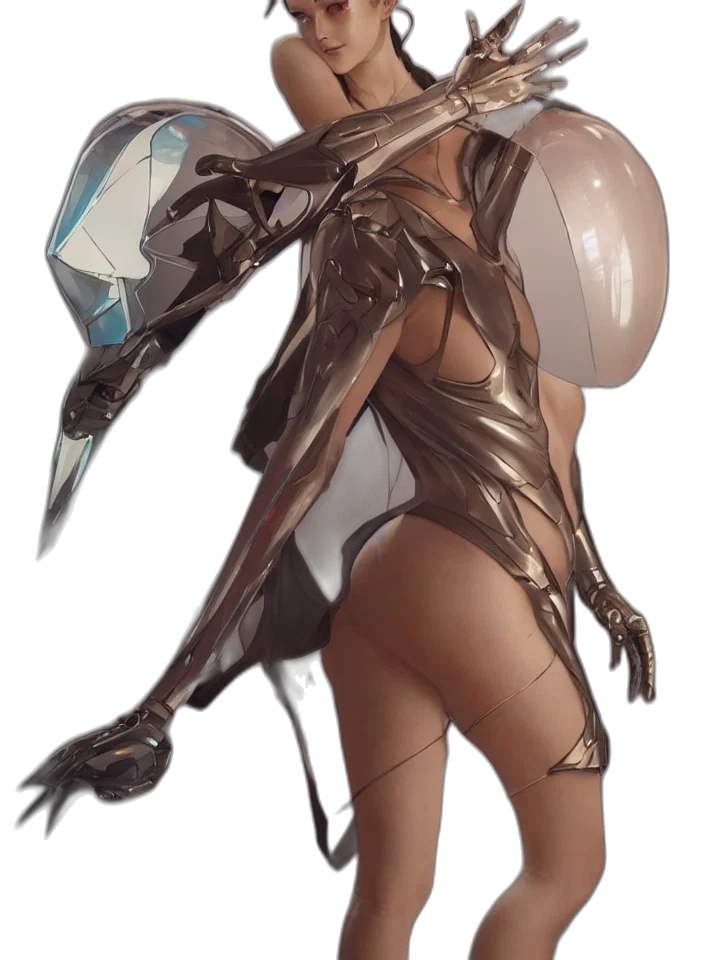 weapon, staff, robot, sword transparent PNG cut-out