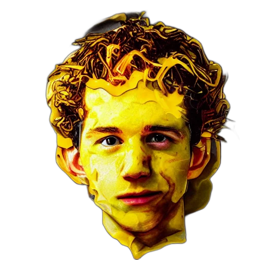 face, mask, crown, creature transparent PNG cut-out