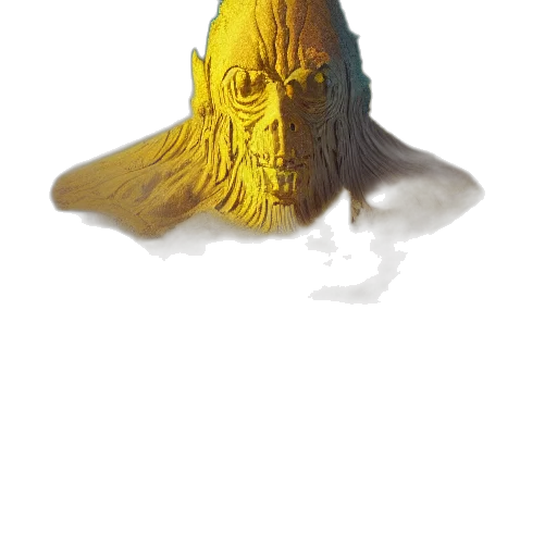 mask, creature, face, crown transparent PNG cut-out