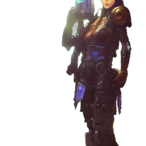 robot, weapon, staff, sword transparent PNG cut-out