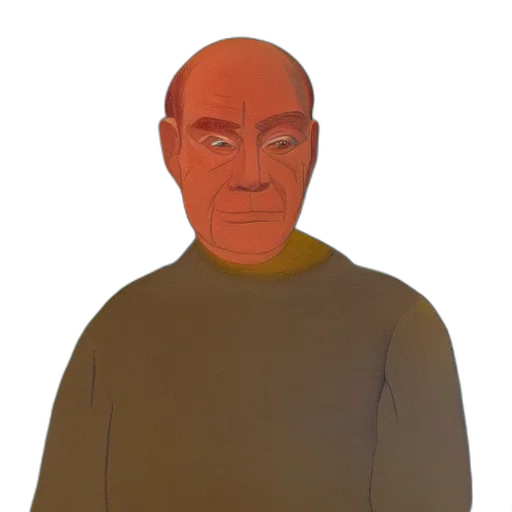 face, mask, jacket, staff, concept art, photorealistic, 3d render, pixel art transparent PNG cut-out