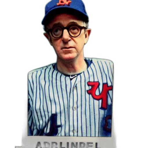 animal, baseball, card, woody, allen transparent PNG cut-out
