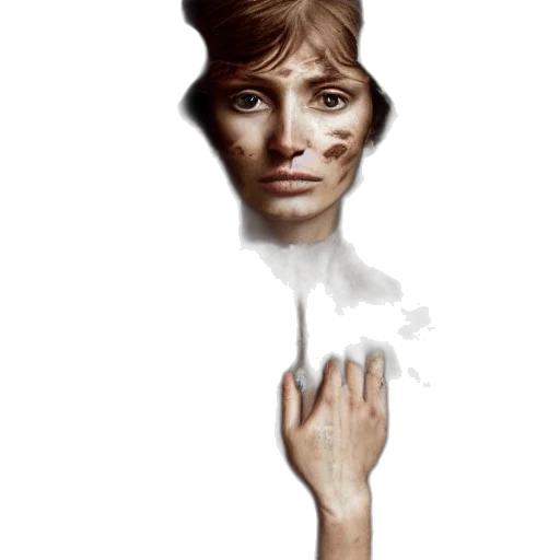 face, mask, dress, staff, photorealistic, concept art, 3d render, fantasy art transparent PNG cut-out