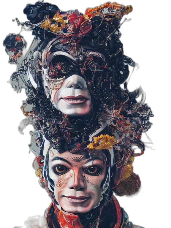 mask, face, crown, concept art transparent PNG cut-out