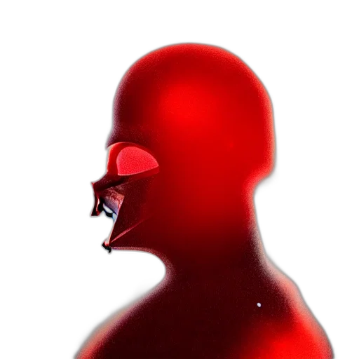 mask, bottle, face, robot, 3d render, concept art, comic book art, photorealistic transparent PNG cut-out