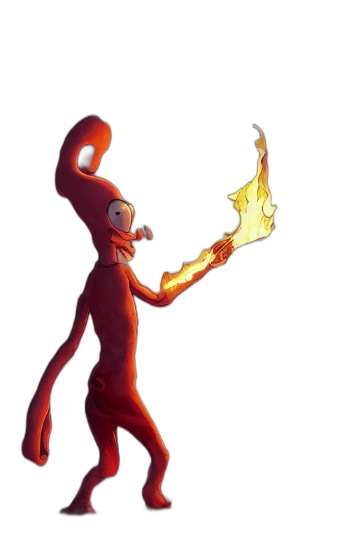 staff, robot, creature, weapon transparent PNG cut-out