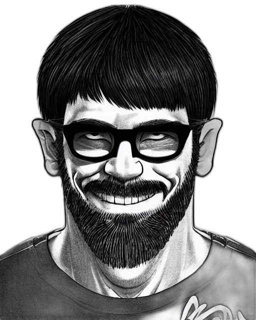 face, staff, creature, cartoon, comic book art, pencil sketch, photorealistic, highly transparent PNG cut-out