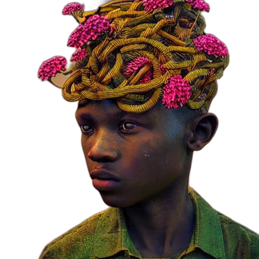crown, hat, hair, creature, photorealistic, concept art, fantasy art, 3d render transparent PNG cut-out