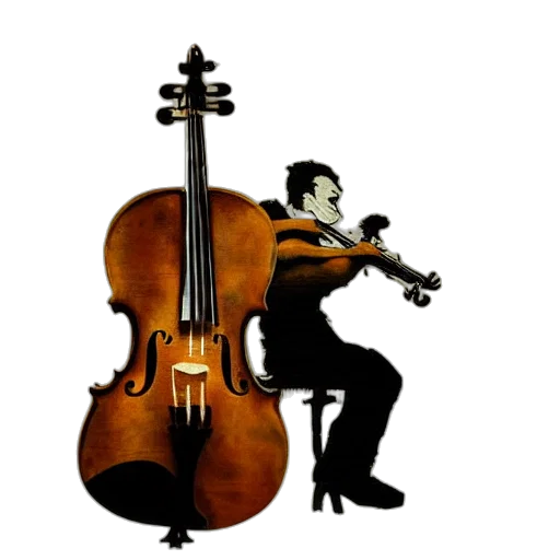 staff, weapon, photorealistic, concept art, 3d render, cartoon, cello, violin transparent PNG cut-out