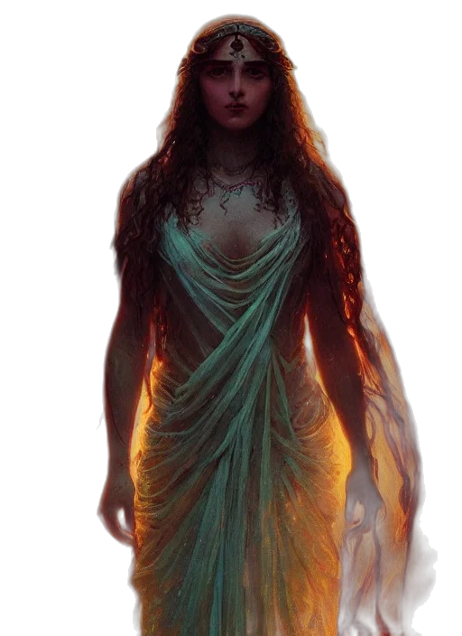 dress, creature, fantasy art, concept art transparent PNG cut-out