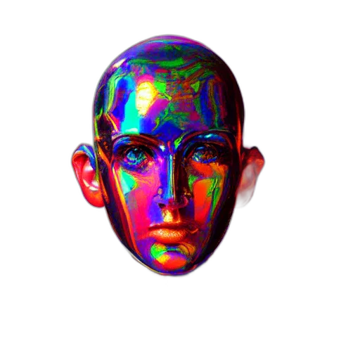 mask, face, robot, crown transparent PNG cut-out