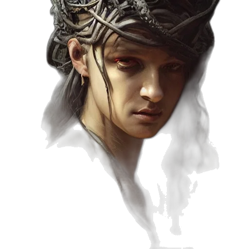 face, crown, hat, dragon transparent PNG cut-out