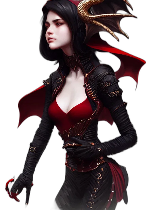 dress, fantasy art, concept art, 3d render transparent PNG cut-out
