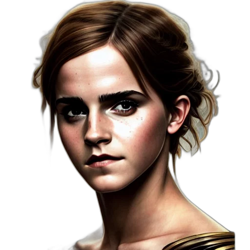 face, crown, staff, dress transparent PNG cut-out