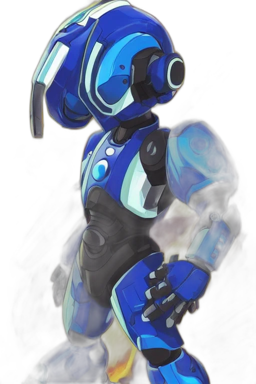 robot, weapon, staff, mask transparent PNG cut-out