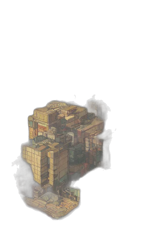 building, weapon, robot, face transparent PNG cut-out