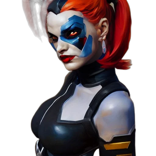 mask, face, concept art, comic book art, fantasy art, 3d render, greg, manchess transparent PNG cut-out