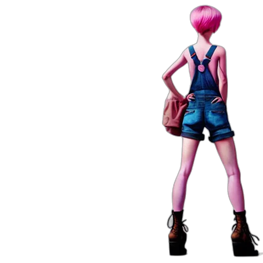 dress, concept art, 3d render, cyberpunk, cartoon, neon, pastel, colorful transparent PNG cut-out