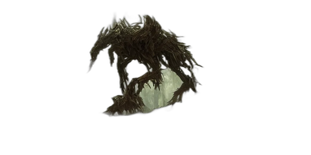 creature, dragon, mask, hair transparent PNG cut-out