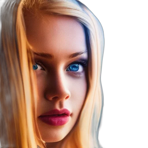 face, hair, jewelry, dress transparent PNG cut-out