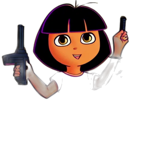 weapon, staff, cartoon, anime, concept art, pixel art, dora, explorer transparent PNG cut-out
