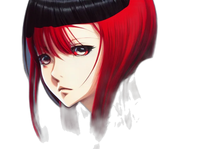 face, hair, crown, mask transparent PNG cut-out