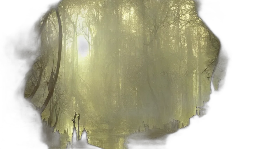 tree, sword, concept art, fantasy art transparent PNG cut-out