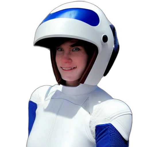 robot, face, staff, jacket transparent PNG cut-out