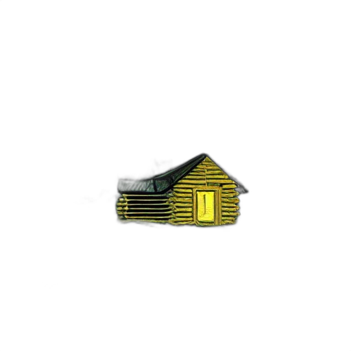 jewelry, furniture, crown, building, 3d render, pixel art, log, cabin transparent PNG cut-out