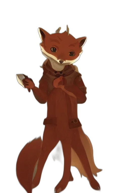 staff, jacket, animal, creature transparent PNG cut-out