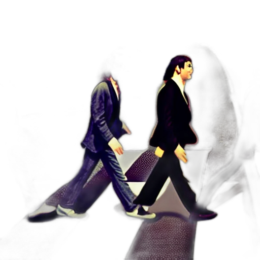 concept art, 3d render, photorealistic, comic book art, men, walking, crosswalk, abbey transparent PNG cut-out