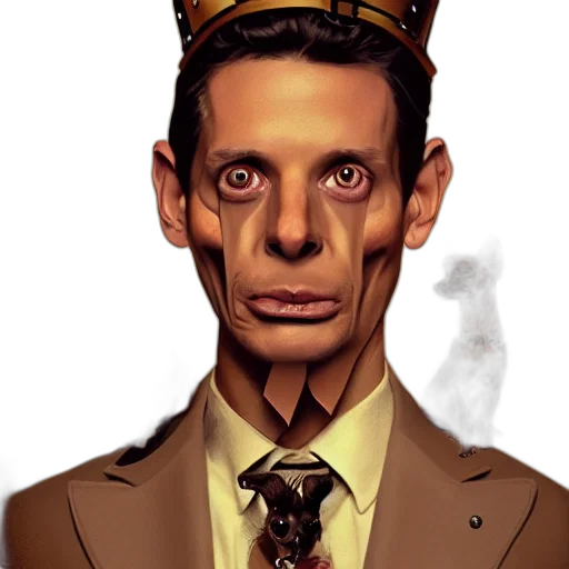 face, crown, staff, mask transparent PNG cut-out