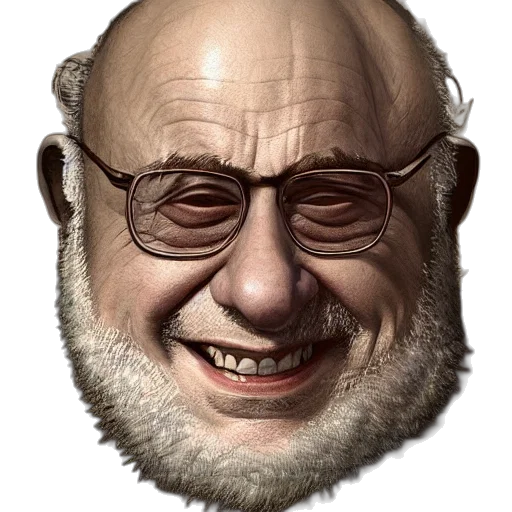 face, mask, staff, creature transparent PNG cut-out
