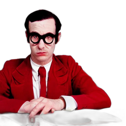 staff, face, 3d render, portrait transparent PNG cut-out