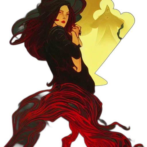 hair, dress, concept art, comic book art, pixel art, fantasy art, fire, underwater transparent PNG cut-out