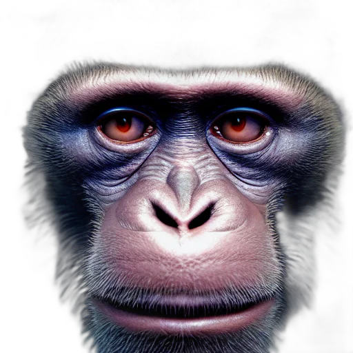 animal, face, mask, creature, photorealistic, concept art, 3d render, oil painting transparent PNG cut-out