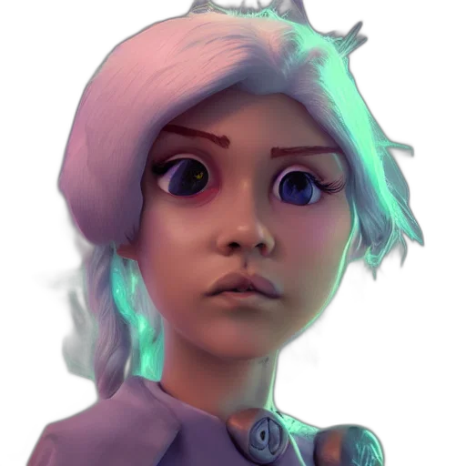 face, robot, staff, creature transparent PNG cut-out