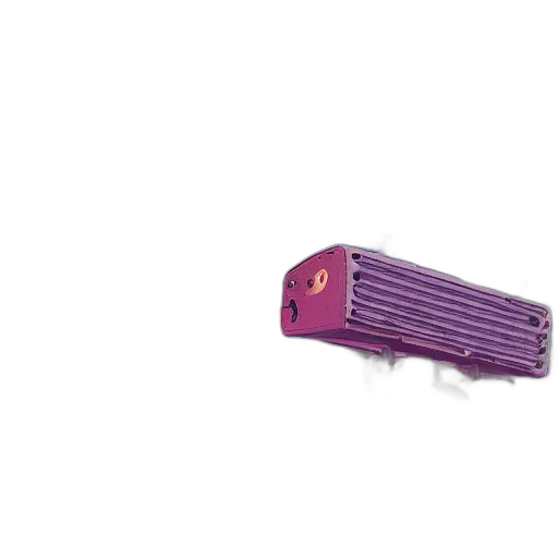 weapon, car, staff, umbrella, 3d render, vaporwave, photorealistic, simon transparent PNG cut-out