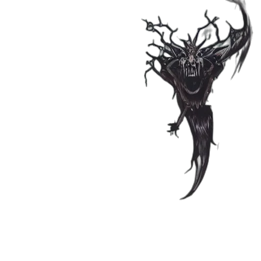 creature, mask, staff, crown transparent PNG cut-out