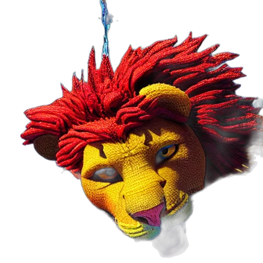 crown, mask, staff, dragon, 3d render, concept art, fantasy art, closeup transparent PNG cut-out