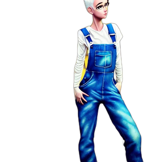 jacket, concept art, 3d render, cartoon, photorealistic, full, body, pose transparent PNG cut-out