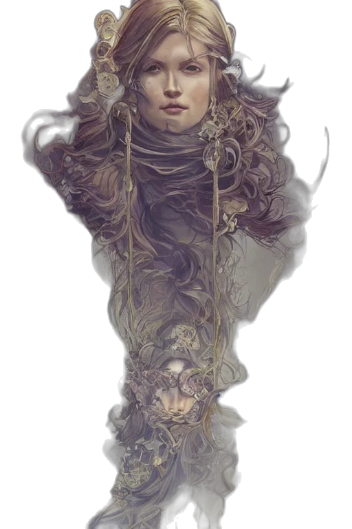 dress, hair, crown, face transparent PNG cut-out