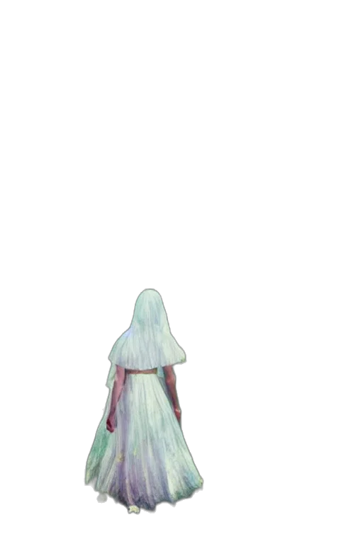 dress, staff, sword, creature, concept art, pixel art, fantasy art, watercolor transparent PNG cut-out