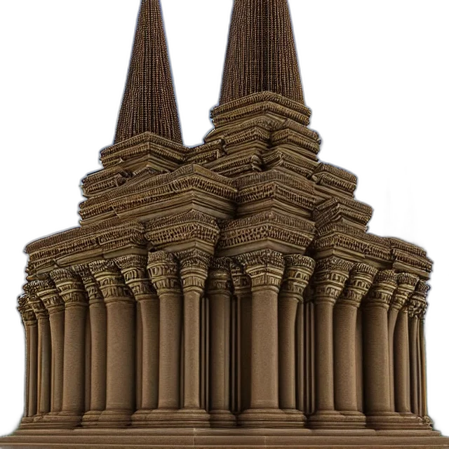 crown, building, furniture, hat, 3d render, concept art, photorealistic, pixel art transparent PNG cut-out