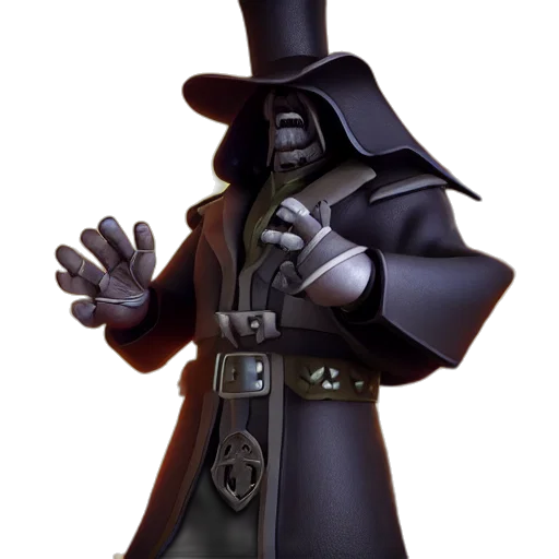staff, jacket, mask, hat transparent PNG cut-out