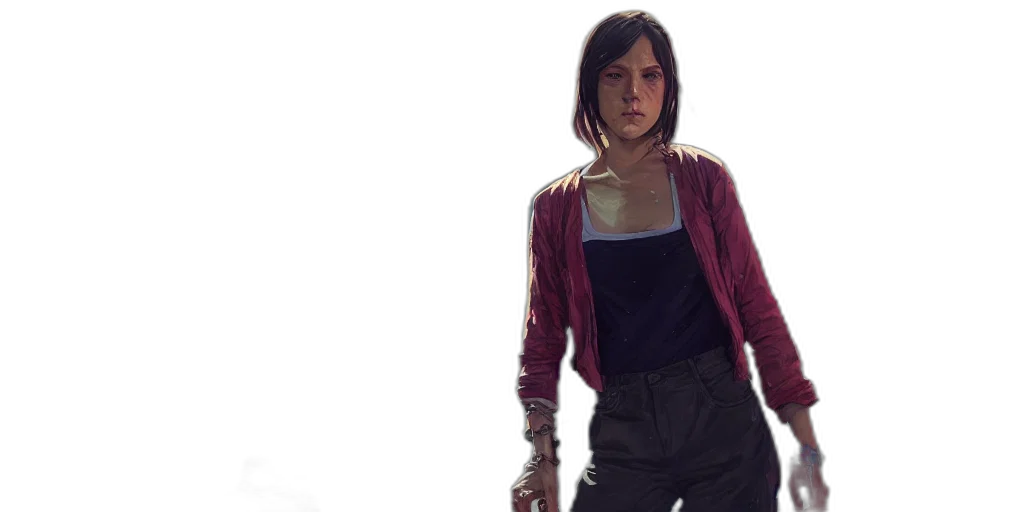 jacket, concept art, photorealistic, cyberpunk transparent PNG cut-out