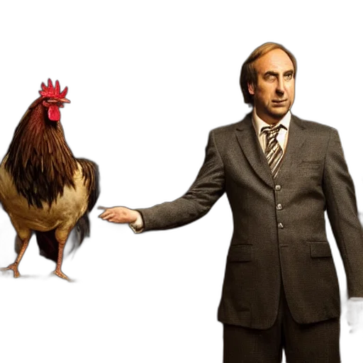 animal, jacket, food, creature, concept art, photorealistic, saul, goodman transparent PNG cut-out