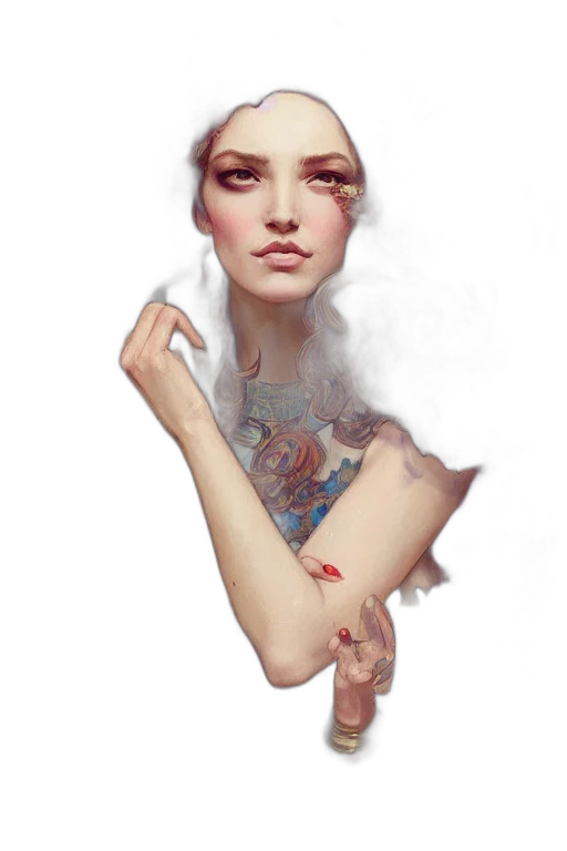 jewelry, dress, face, mask transparent PNG cut-out