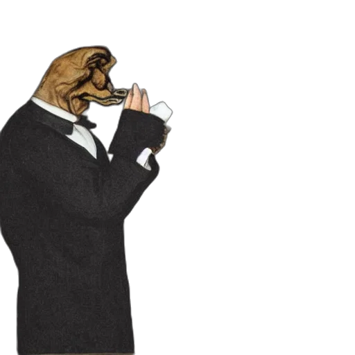 jacket, mask, animal, hat, concept art, cartoon, watercolor, photorealistic transparent PNG cut-out