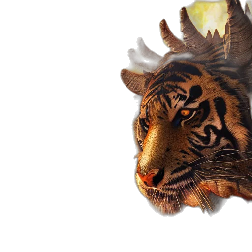 animal, creature, dragon, mask, photorealistic, 3d render, fantasy art, concept art transparent PNG cut-out